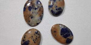 Natural Sodalite Red Cabochon Stone