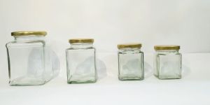 Lug Cap ITC Square Glass Jar