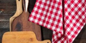 Gingham Checks Woven Kitchen Towel