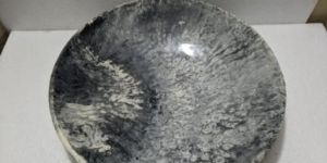 Enamel Finish Wooden Plate