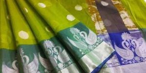 Linen Silk Handloom Saree