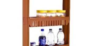 4 Layer Slim Kitchen Wheels Storage Organizer Rack