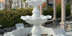 White Marble Fountain