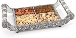 Steel Dry Fruit Tray