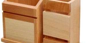 Wooden Pen Holder