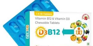 Vitamin B12, Vitamin D3 Chewable Tablets
