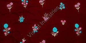 Embroidered Micro Velvet 9000 Fabric