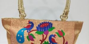 Semi Paithani Big Handbag