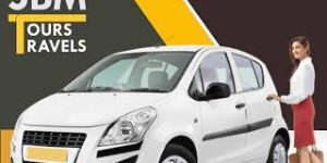 White Tata Zest Car Rental Service