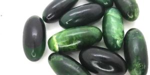 Natural Green Sephentine Lingam Gemstone