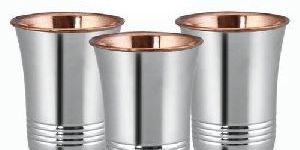Plain Steel Copper Glass