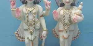 Marble Laxmi Narayan Statue