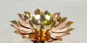 Brass Flower Diya