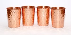 Hammered Copper Glass
