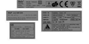 Silver Matt Polyester Labels
