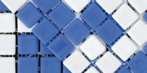 Recycled Swimming Pool Glass Mosaic Tiles