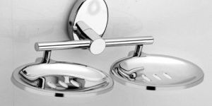 Round Double Soap Dish