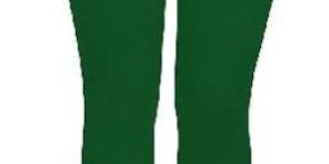 Green Ankle Length Leggings