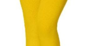 Yellow Ankle Length Leggings