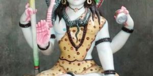 Marble Mahadev Statue