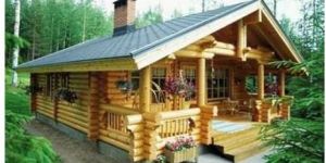 Wooden Log Cabin