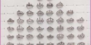 Ladies Crown Rings