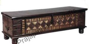 Antique Wooden Trunk