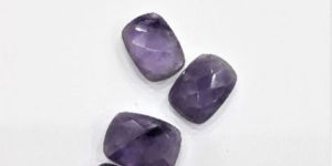 Semi Precious Faceted Amethyst Stone