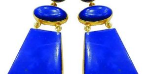 Synthetic Lapis Earrings