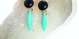 Turquoise Stone Earrings