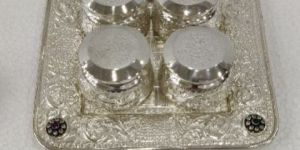 Silver Dry Fruit Set