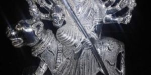 Silver Durga Statue
