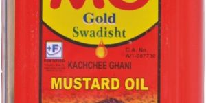 MG Brand Agmark Kachi Ghani Mustard Oil(15 Kg Tin)