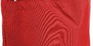 DYED COTTON TOTE BAG WITH DYED HANDLE