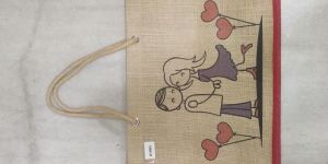 Jute Gift Bags with Rope Handle
