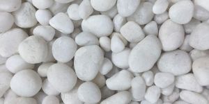 Polished White Quartz Pebbles