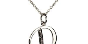 Diamonds Gold D Pendant