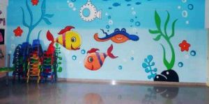 Nursery Class Wall Decoration Art Service