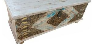 Antique Wooden Trunk