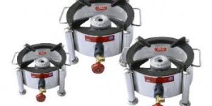 Round Stainless Steel Bhatti