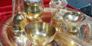 Silver Plated Pooja Thali