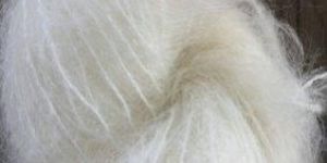 White Mohair Yarn