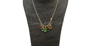 Multi Quartz Gemstone Necklace Set