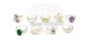 Cubic Zirconia 925 Sterling Silver Fine Rings