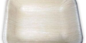 4.5 Inch Areca Leaf Square Shallow Plate