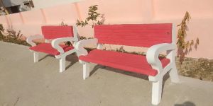 Cement Garden Bench