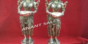 Brass Deep Laxmi Statue