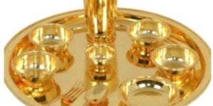 Brass Thali Set