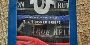 Branded men's trunk