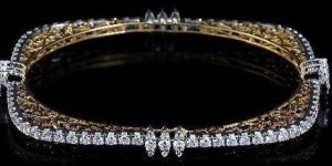 Square Diamond Bangles